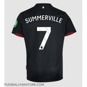 West Ham United Crysencio Summerville #7 Replik Auswärtstrikot 2024-25 Kurzarm